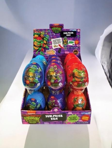 Teenage Mutant Ninja Turtles TMNT Surprise Collectable Egg With Jelly Beans 29g