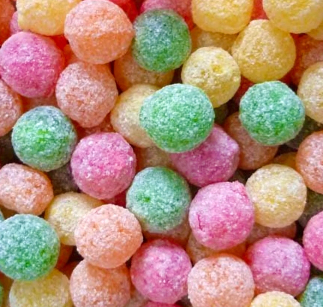 UK Maxons Stupidly Mega Sour Mixed Citrus Mix (Orange Lemon Lime & Grapefruit) Flavoured Sour Balls Hard Candy Gluten Free Halal Vegan 100g