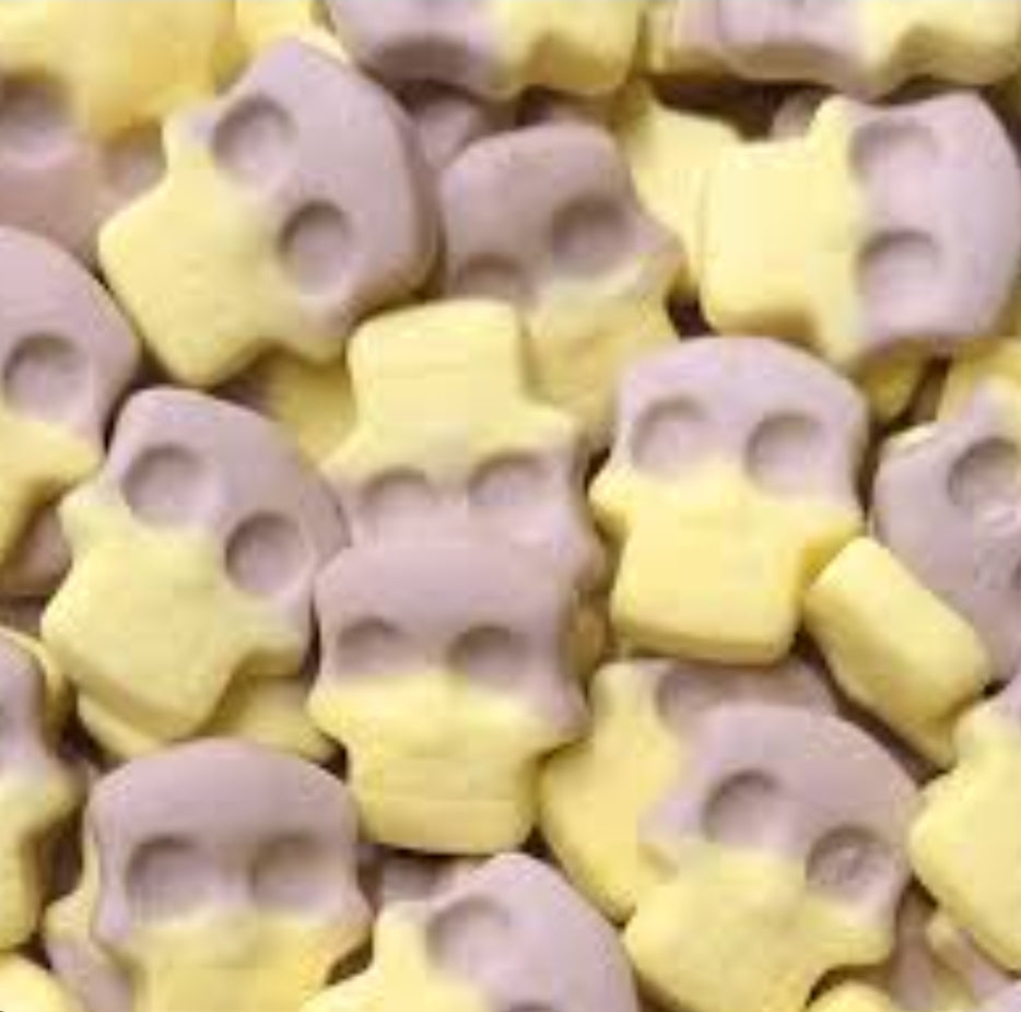 Juicy Jelly Swedish Style Gummy Candy Sweet Skull Banana Toffee 150g Gluten Free Vegan