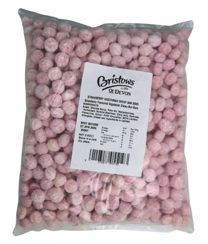 Bristows Strawberry Traditional Toffee Bon Bons 200g or 500g