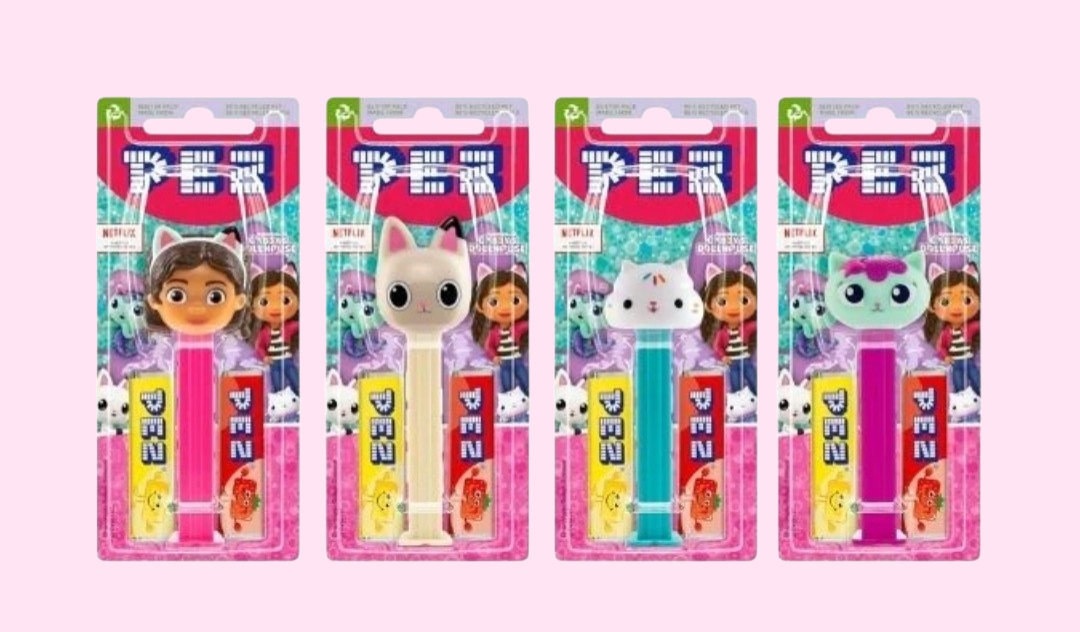 Gabbys Dollhouse Pez Candy Dispenser Vegan Gluten Free 17g