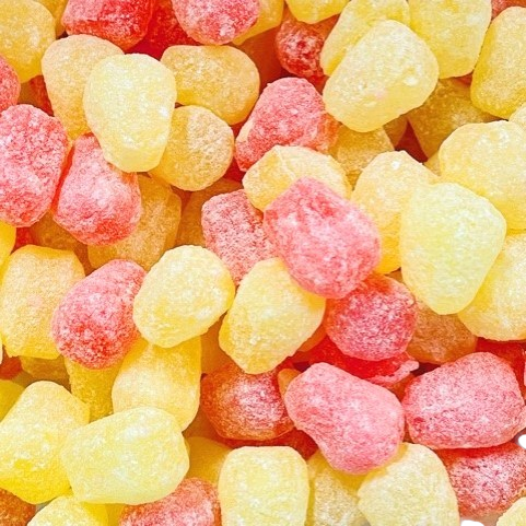 Maxons UK Small Pear Drops Hard Boiled Pear Flavoured English Sweets Candy