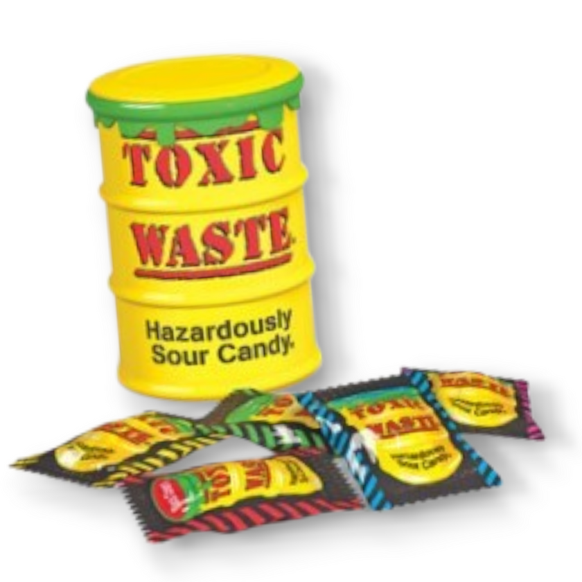 Toxic Waste Hazardously Sour Candy Drum Gluten Free 42g