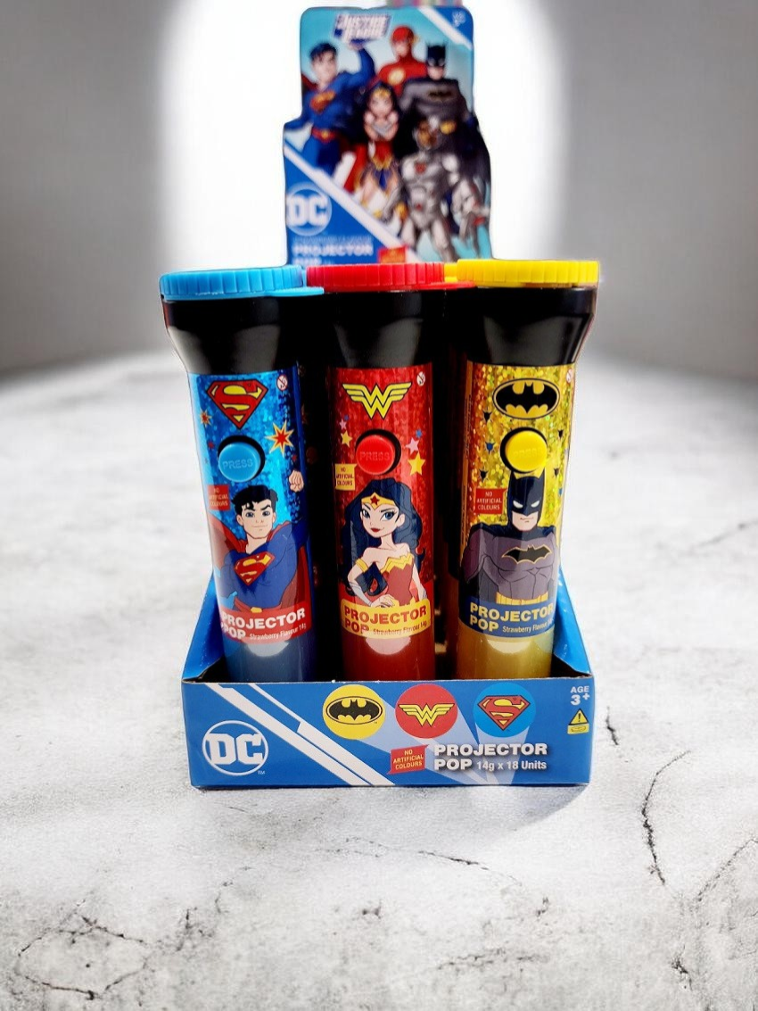 DC Justice League Torch Light Projector Pop 14g