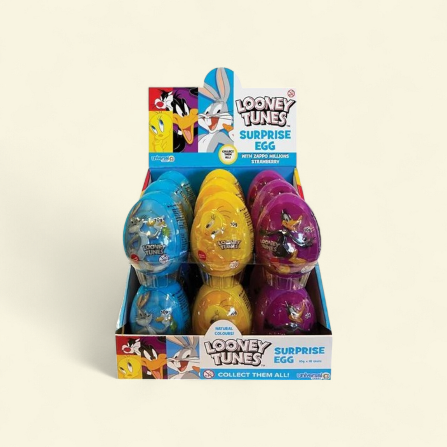 Looney Tunes Surprise Collectable Egg With Jelly Beans 29g