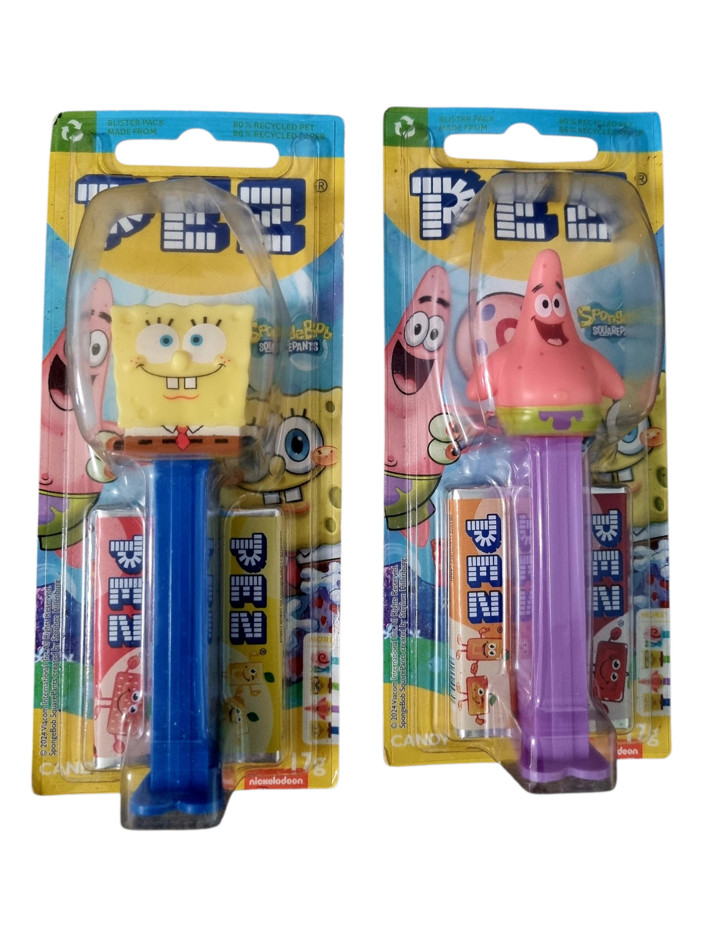 Spongebob Squarepants Patrick Pez Candy Dispensers Gluten Free 17g
