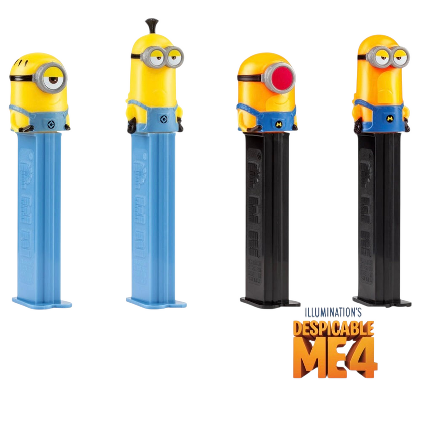 Despicable Me 4 Minions Pez Candy Dispenser Bob or Kevin Gluten Free