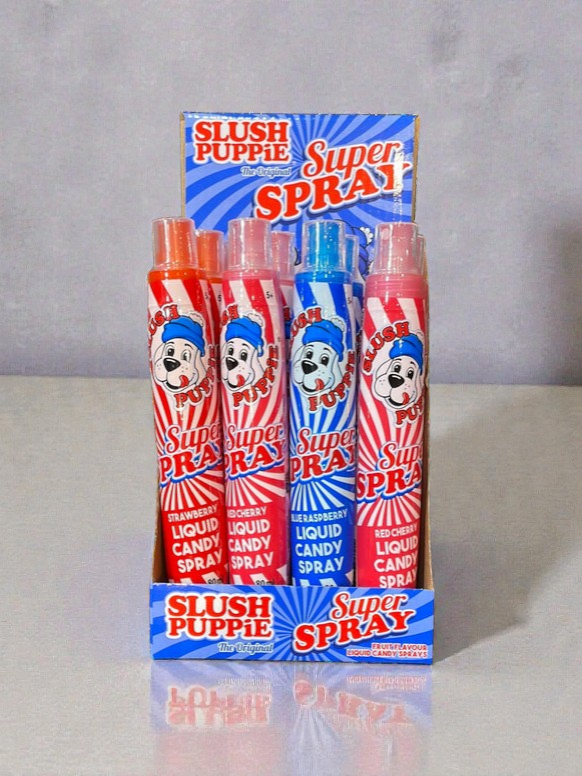 Slush Puppie Roller Liquid Candy Spray 60ml Red Cherry Flavour BBD: 25/10/25