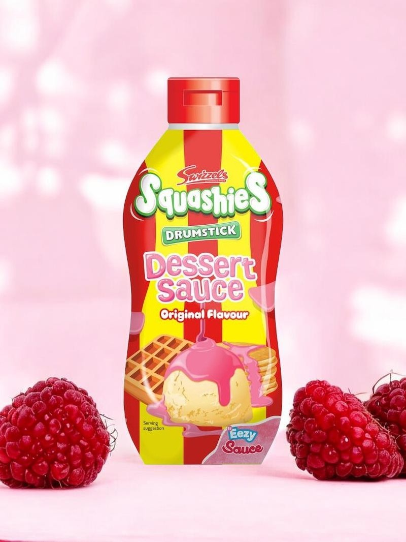 UK Swizzels Squashies Drumstick Dessert Sauce 325g BBD: 30/05/26
