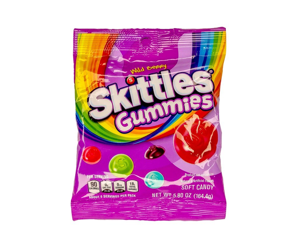 Skittles Gummies Wild Berry Soft Candy 164.4g