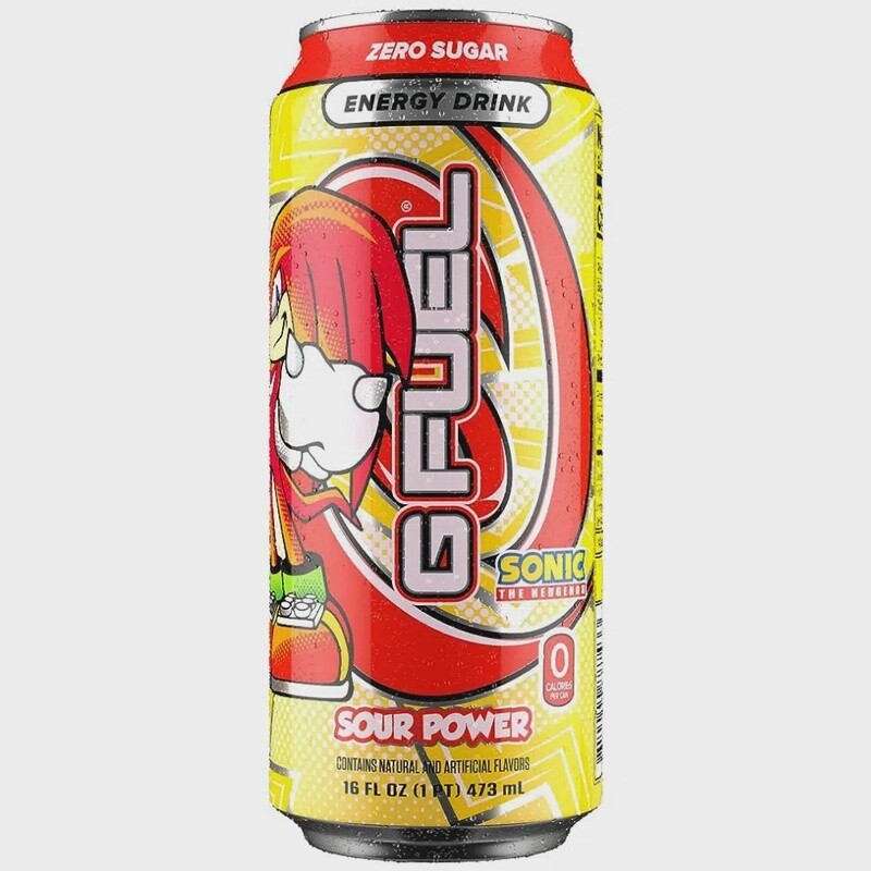 G-Fuel Sonic The Hedgehog Sour Power Zero Sugar Energy Drink 473ml ...