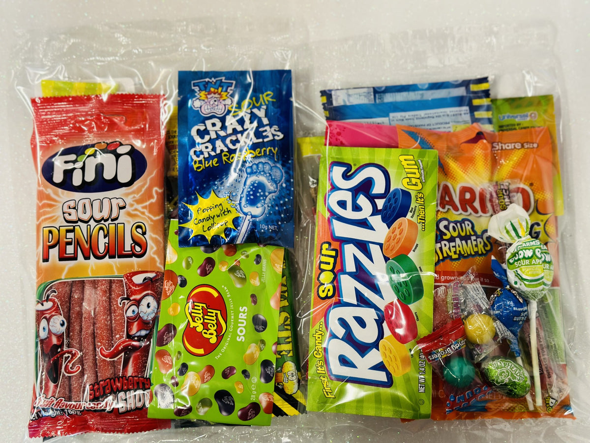 Sour Forward $20 Sour Lovers Mystery Pack – The Lolly Barn