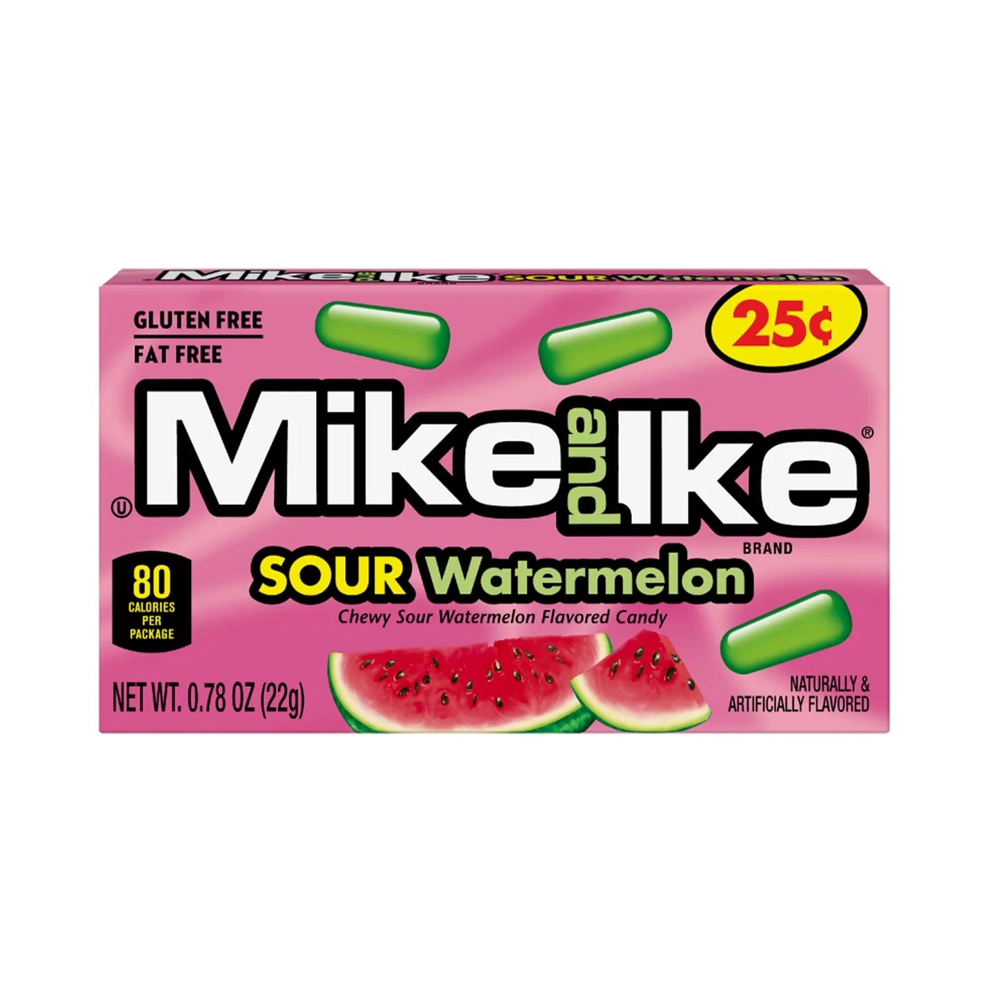 Mike and Ike Sour Watermelon Flavoured Candies Gluten Free 22g