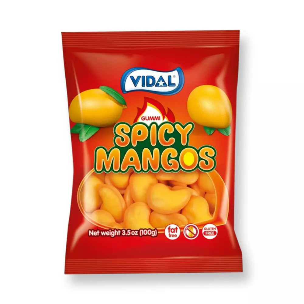 Vidal Gummi Spicy Mangos Gluten Free 100g