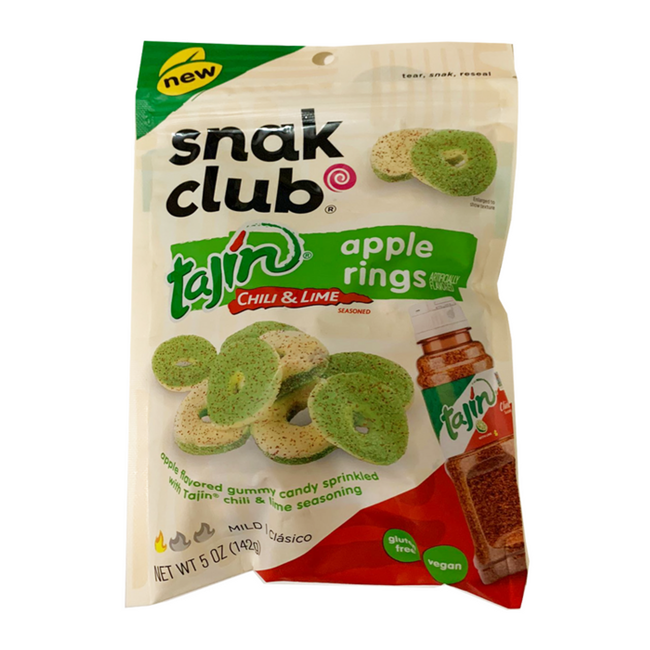 Snack Club Tajin Apple Rings Chilli & Lime 142g