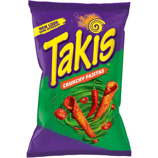 Takis Crunchy Fajitas Tortilla Crisps Corn Chips Snack 92.3g Bag BBD: 26/06/24