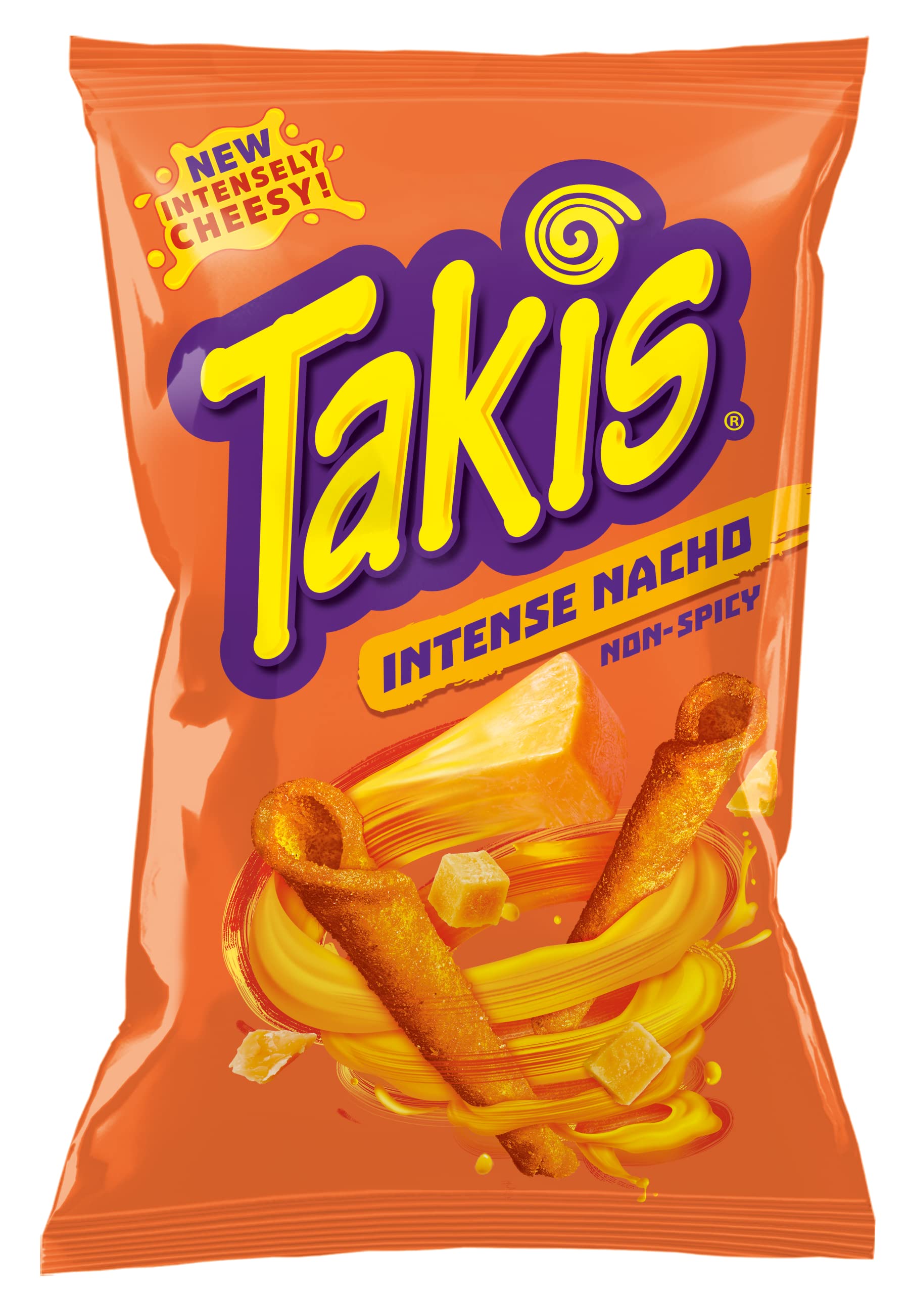 Takis Intense Nacho Cheese Non-Spicy Tortilla Chips 92.3g