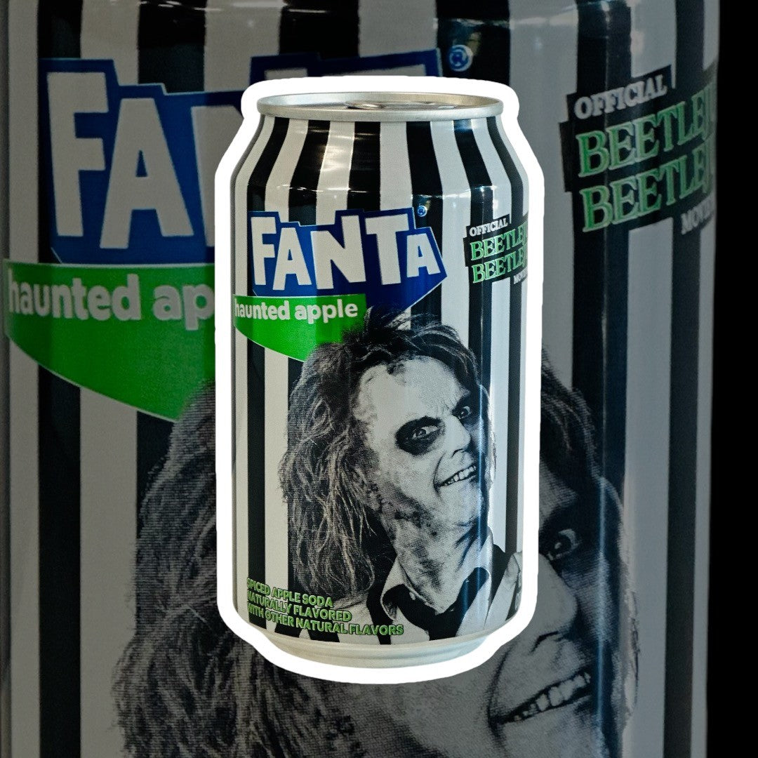 Fanta Haunted Apple Limited Edition Beetlejuice Soft Drink Can 355ml