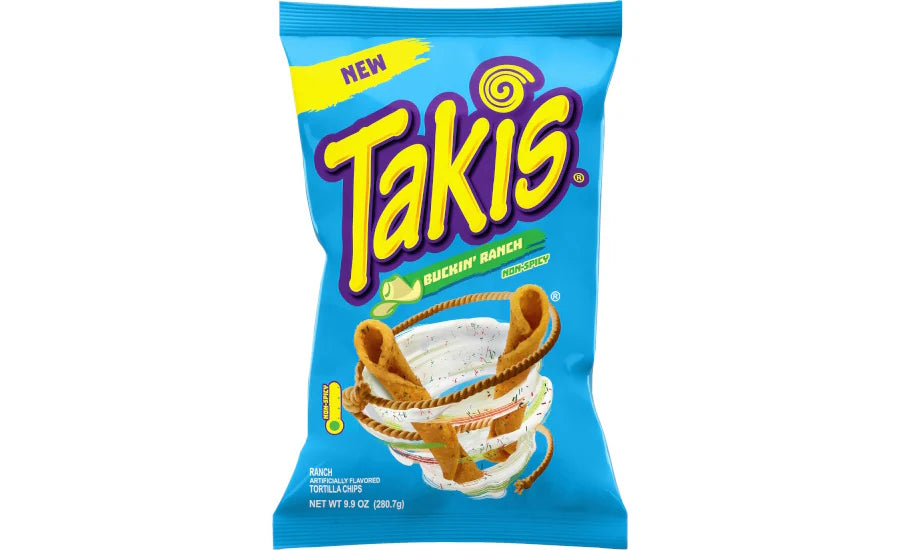 Takis Buckin Ranch Non-Spicy Tortilla Chips Big Bag 280.7g