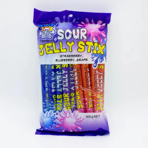 TNT Sour Jelly Stix 3 Flavours 400g Gluten Free