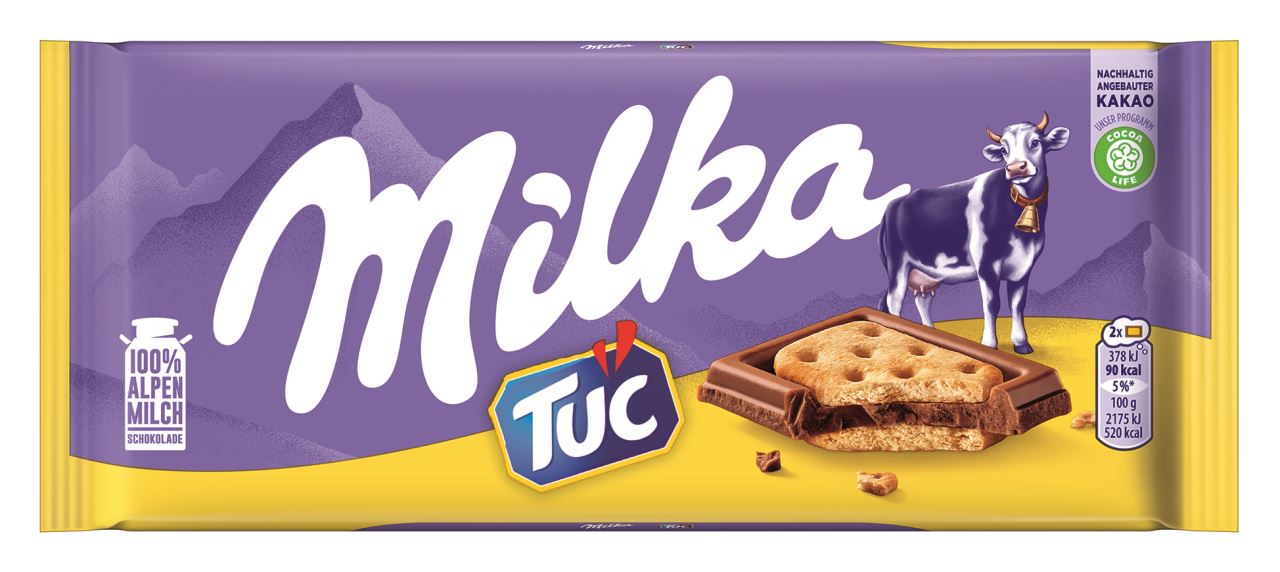 Milka Tuc Alpine Milk Chocolate 87g