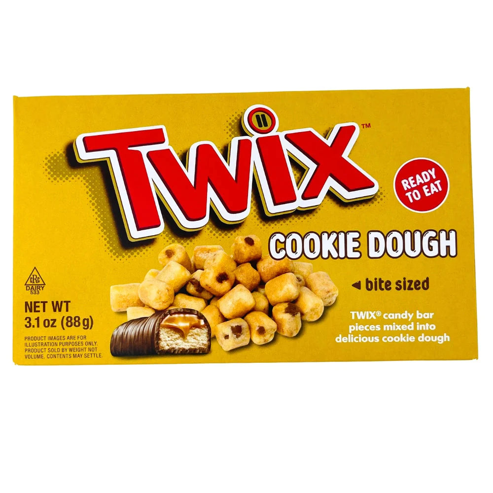 Twix Edible Ready To Eat Cookie Dough Theatre Box 88g BBD: 12/04/24