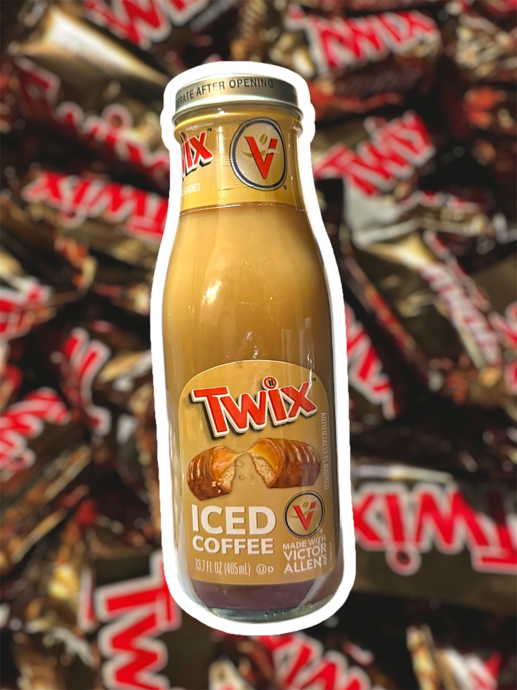 Twix Iced Coffee Glass Bottle 405ml