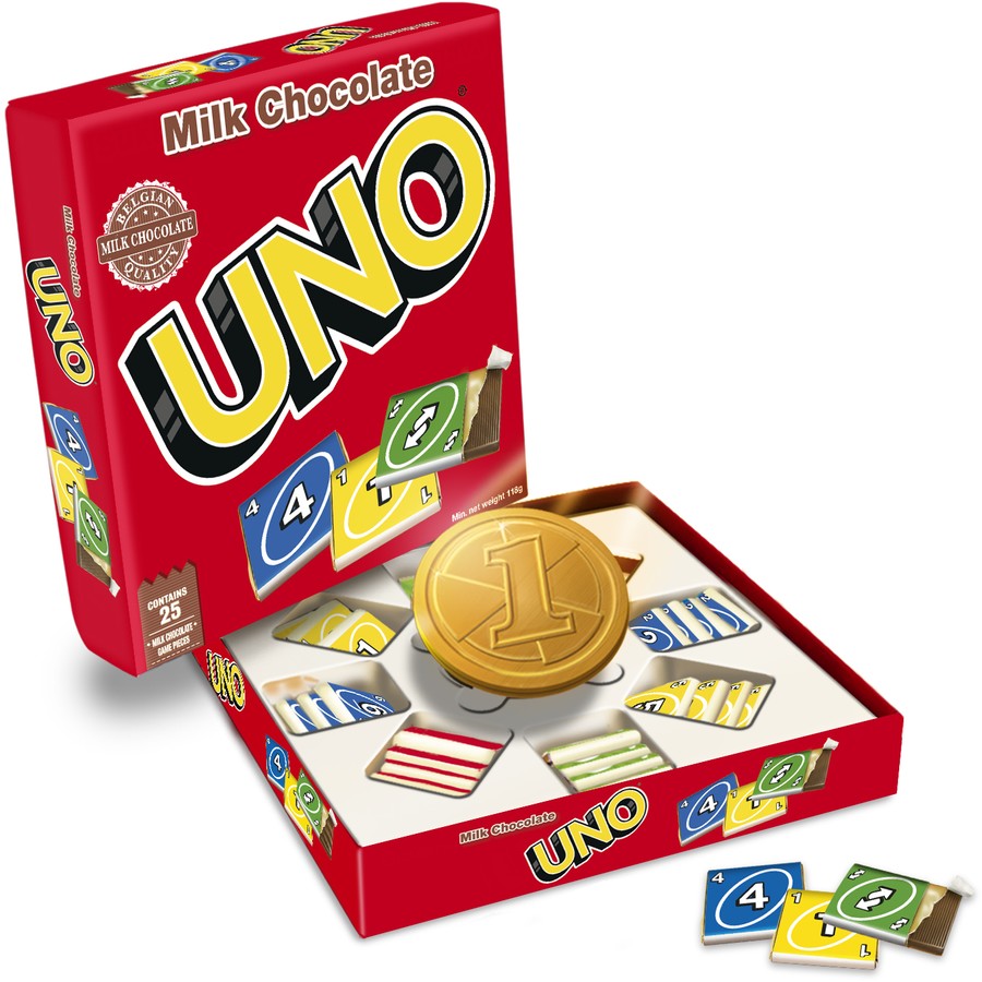 UNO Belgian Milk Chocolate Game 117g