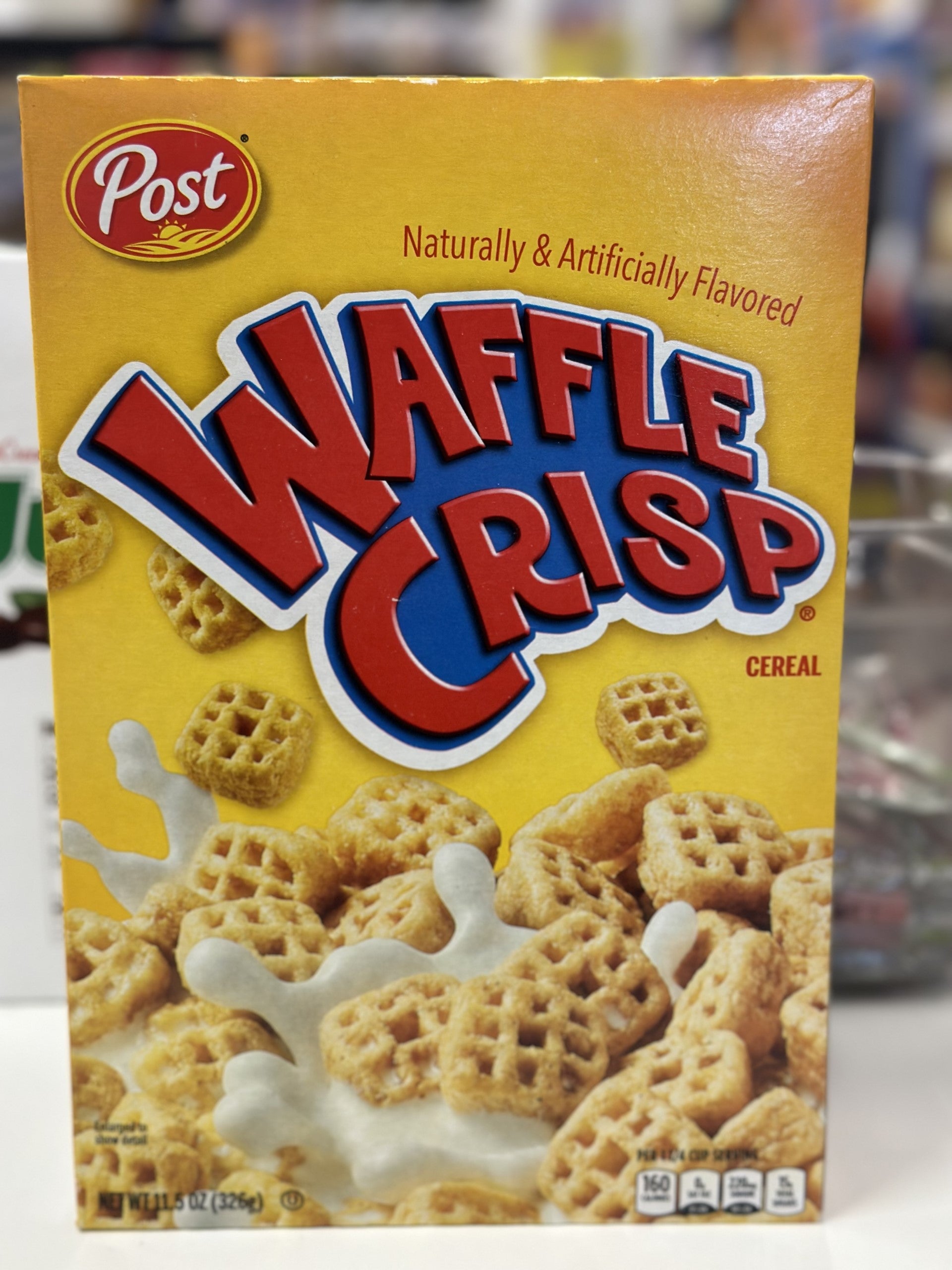 Post Waffle Crisp Breakfast Cereal 326g BBD: 12/03/24