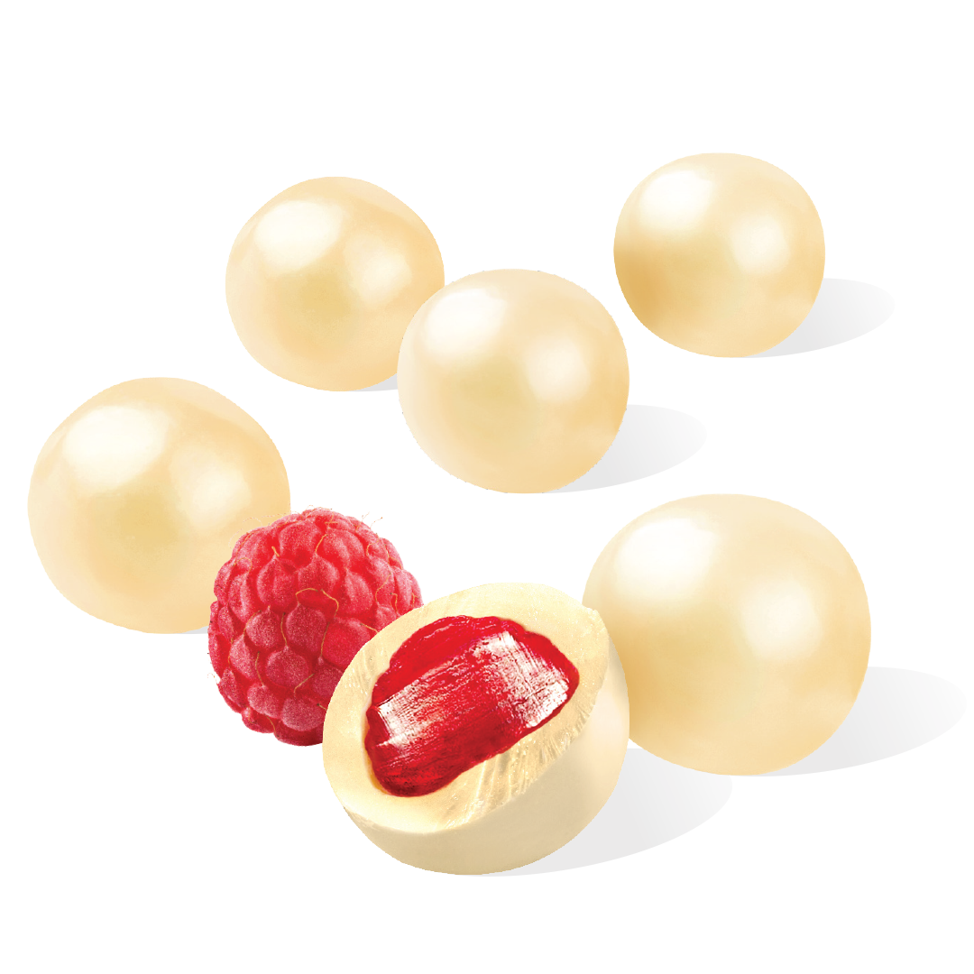White Chocolate Raspberries 150g