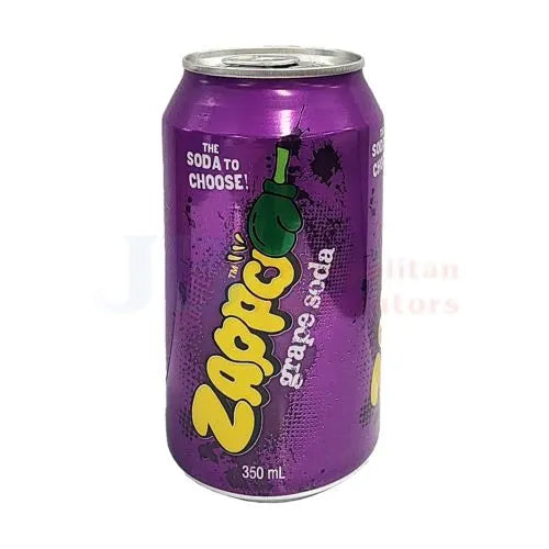 Zappo Grape Flavoured Soda Can 350ml