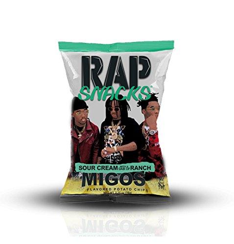 Rap Snacks Migos Sour Cream with a Dab of Ranch Chips 71g