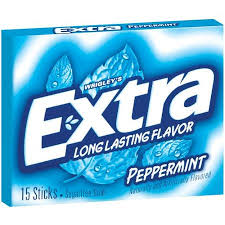 Extra Peppermint Chewing Gum 40.5g pack