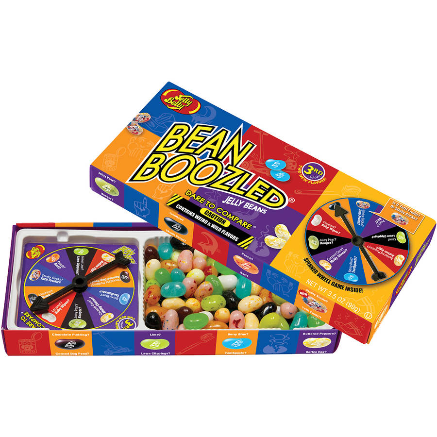 Jelly Belly Bean Boozled Jelly Beans 99g Box with spinner