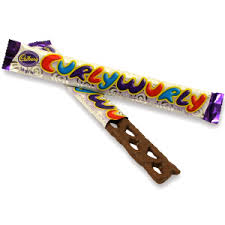 Cadbury Curly Wurly Chewy Caramel Milk Chocolate 26g bar