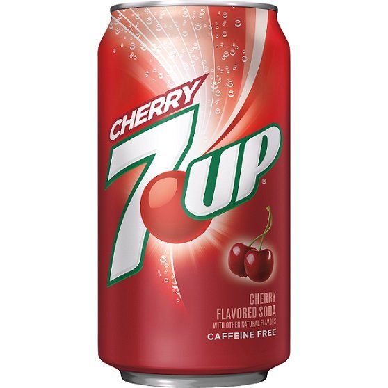 US 7UP Cherry Soda Soft Drink Can 355ml