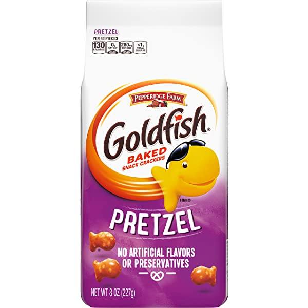 Pepperidge Farm Goldfish Baked Snack Crackers Pretzel 227g Packet BBD: 27/12/25