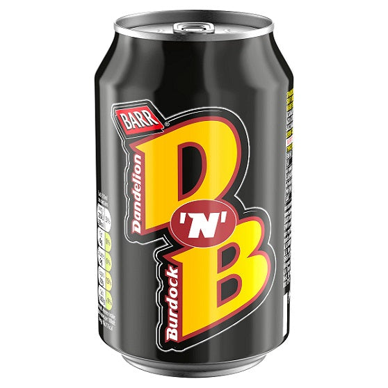 Barr Dandelion N Burdock DNB Flavour Soft Drink Soda Can 330ml