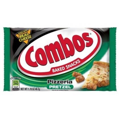 Combos Stuffed Snacks Pizzeria Flavour Baked Pretzel 51g Packet