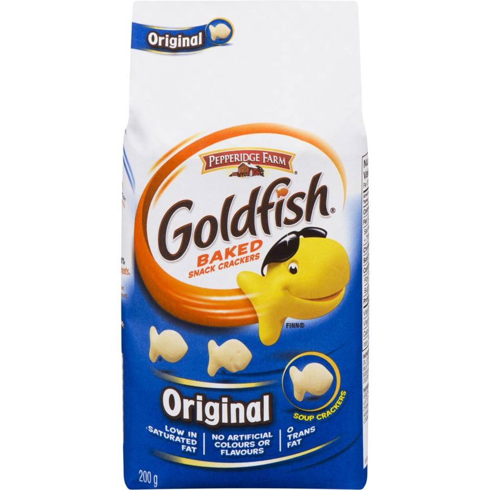 Pepperidge Farm Goldfish Baked Snack Crackers Original Flavoured 187g ...