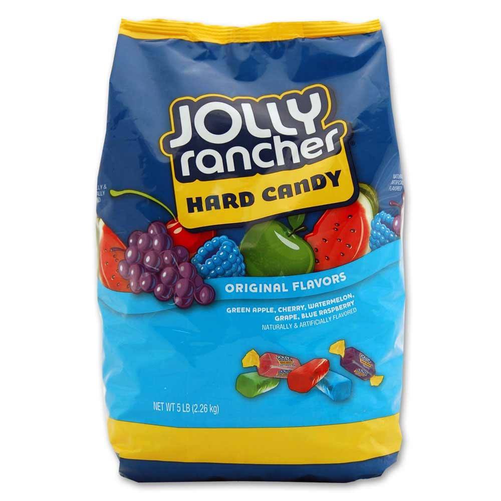 Jolly Rancher Original Hard Candy Five Fruit Flavours Gluten Free 198g Bag 500g Bag or 2.26kg