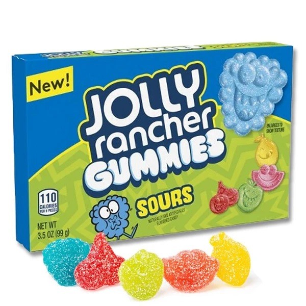 Jolly Rancher Gummies Sour Flavours 99g Theatre Box