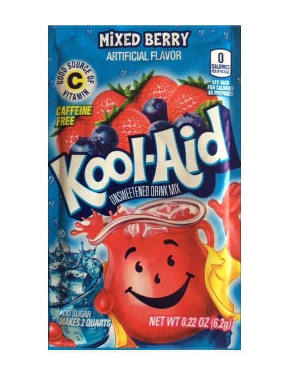 Kool-Aid Kool Aid Unsweetened Drink Mix Mixed Berry Flavour 6.2g Packet