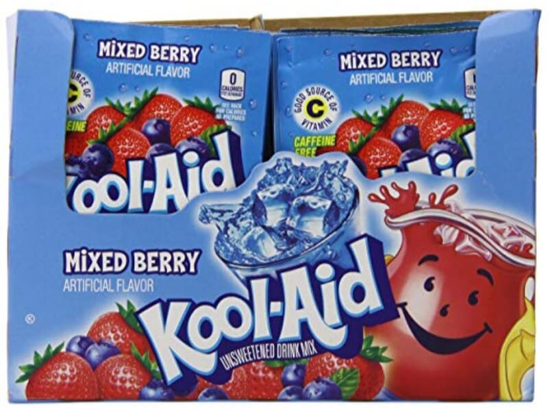 Kool-Aid Kool Aid Unsweetened Drink Mix Mixed Berry Flavour 6.2g Packet BBD: 17/12/24