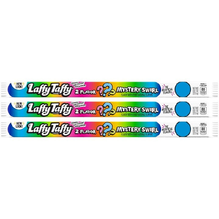 Laffy Taffy Rope Two Flavour Mystery Swirl Flavour 22g Stick