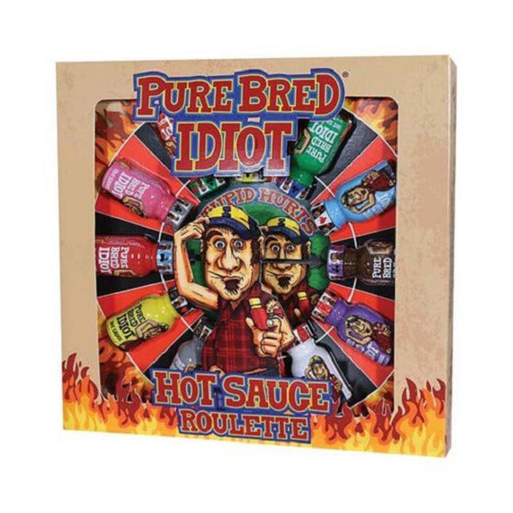 Ass Kickin Pure Bred Idiot Hot Sauce Roulette Game Gift Pack 200g