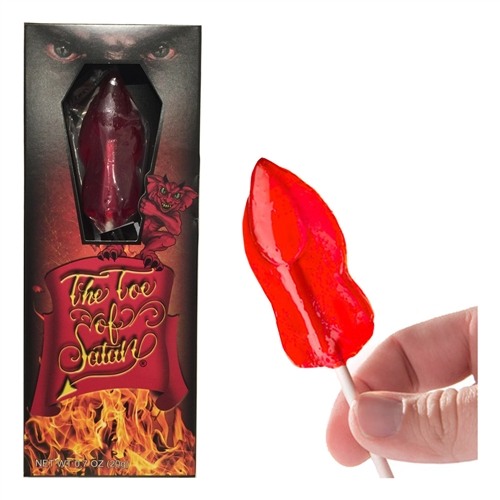 The Toe Of Satan Worlds Hottest Lollipop 20g Warning Hot 18+