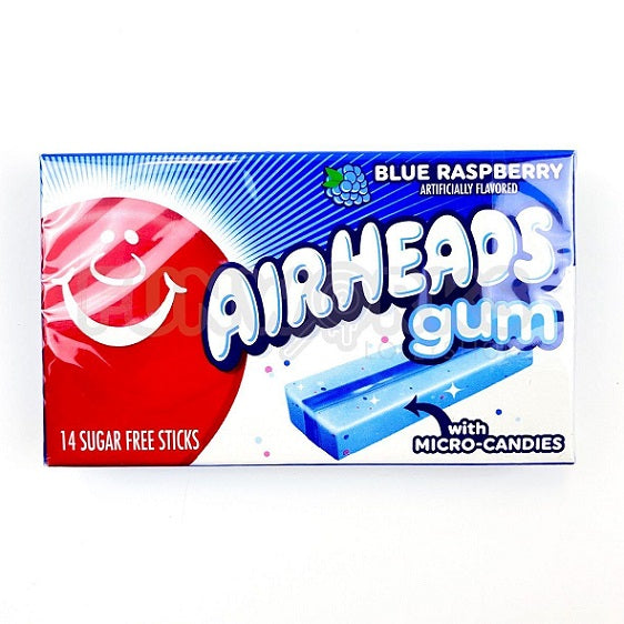 Airheads Air Heads Blue Raspberry Sugar Free Gum 33.6g