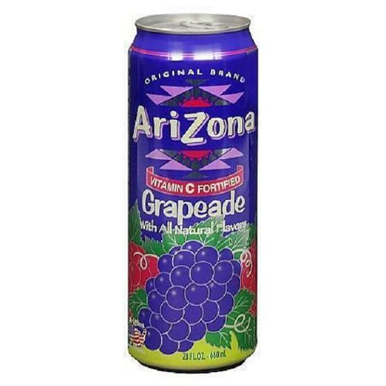 Arizona Grapeade Flavour Fruit Juice Cockatil 680ml Can