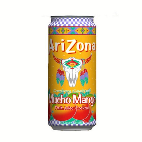 Arizona Mucho Mango Flavour Fruit Juice Cocktail 680ml Can